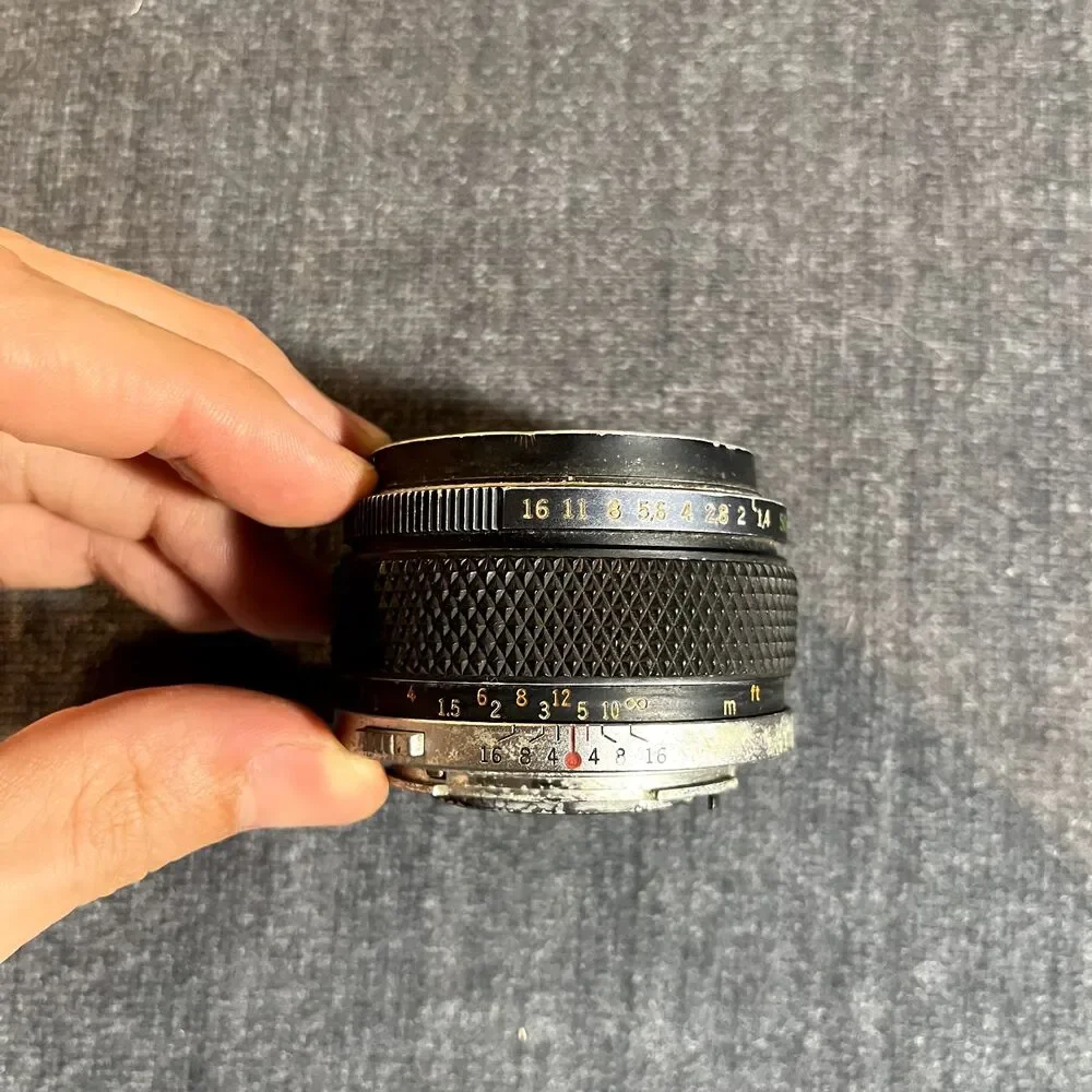 Lot of 2 Olympus OM-System Zuiko Auto-S 50mm f/1.4 and 75-150mm f/4 *Untested*